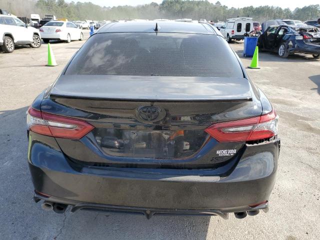 4T1K61AK4NU015609 - 2022 TOYOTA CAMRY XSE BLACK photo 6