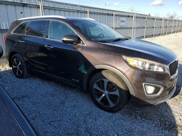 5XYPHDA58GG015472 - 2016 KIA SORENTO EX BROWN photo 4