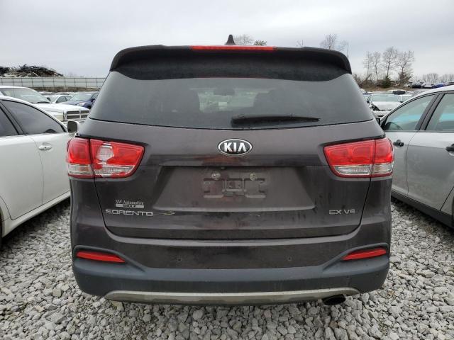 5XYPHDA58GG015472 - 2016 KIA SORENTO EX BROWN photo 6