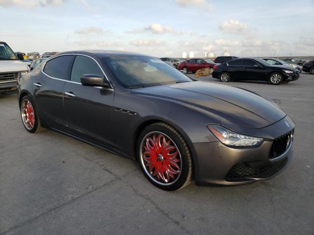 ZAM57RTA6F1160036 - 2015 MASERATI GHIBLI S GRAY photo 4