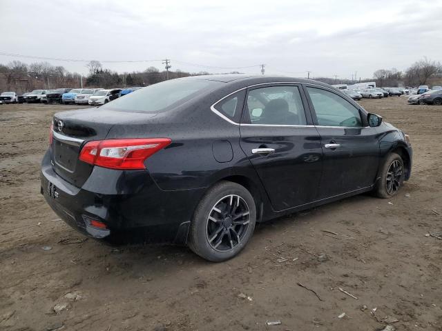 3N1AB7AP7HY383393 - 2017 NISSAN SENTRA S BLACK photo 3