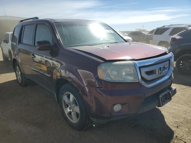 5FNYF48429B010558 - 2009 HONDA PILOT EX BURGUNDY photo 4