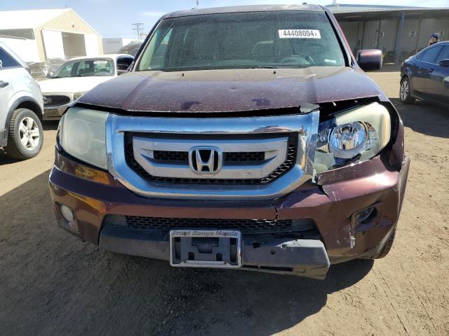 5FNYF48429B010558 - 2009 HONDA PILOT EX BURGUNDY photo 5