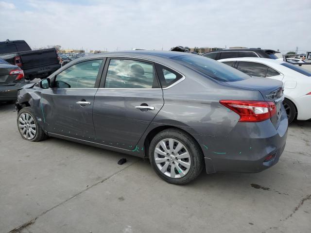 3N1AB7AP3KY426702 - 2019 NISSAN SENTRA S GRAY photo 2