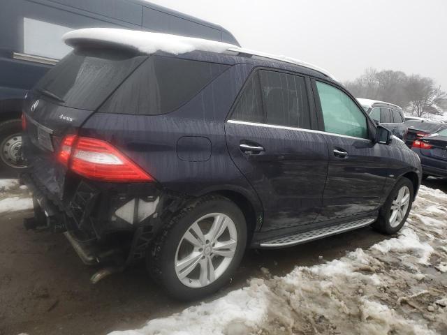 4JGDA5HB1CA072658 - 2012 MERCEDES-BENZ ML 350 4MATIC BLUE photo 3