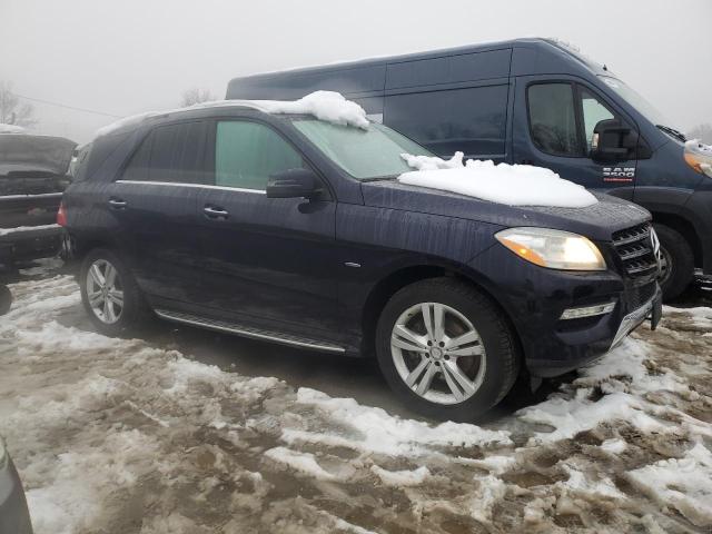 4JGDA5HB1CA072658 - 2012 MERCEDES-BENZ ML 350 4MATIC BLUE photo 4