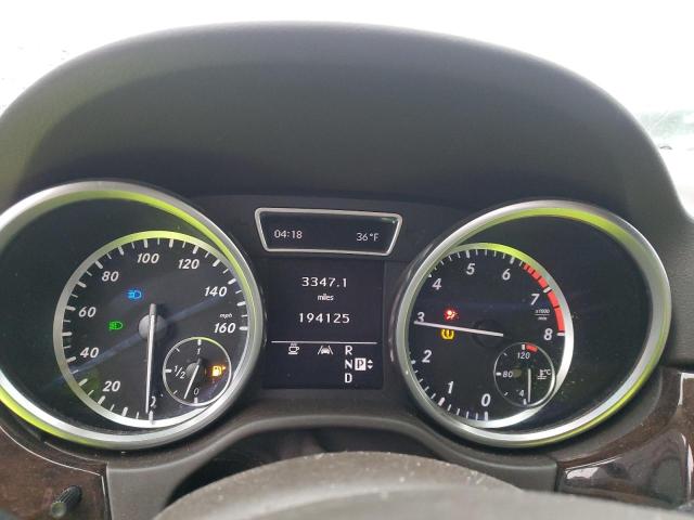 4JGDA5HB1CA072658 - 2012 MERCEDES-BENZ ML 350 4MATIC BLUE photo 9