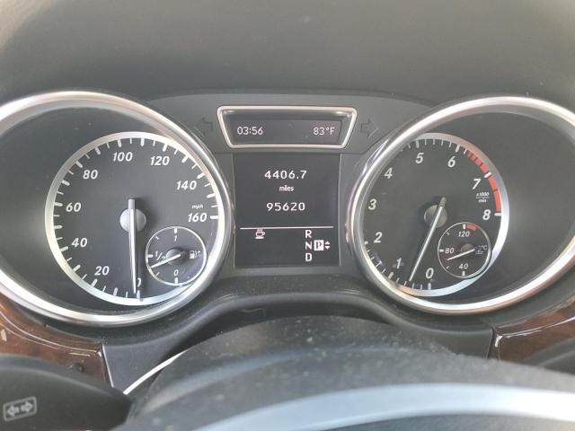 4JGDA5HB9CA052867 - 2012 MERCEDES-BENZ ML 350 4MATIC WHITE photo 9