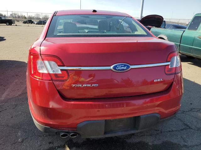 1FAHP2EW2CG138342 - 2012 FORD TAURUS SEL RED photo 6