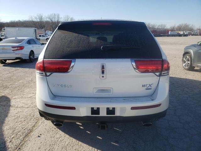 2LMDJ8JK1CBL15289 - 2012 LINCOLN MKX WHITE photo 6