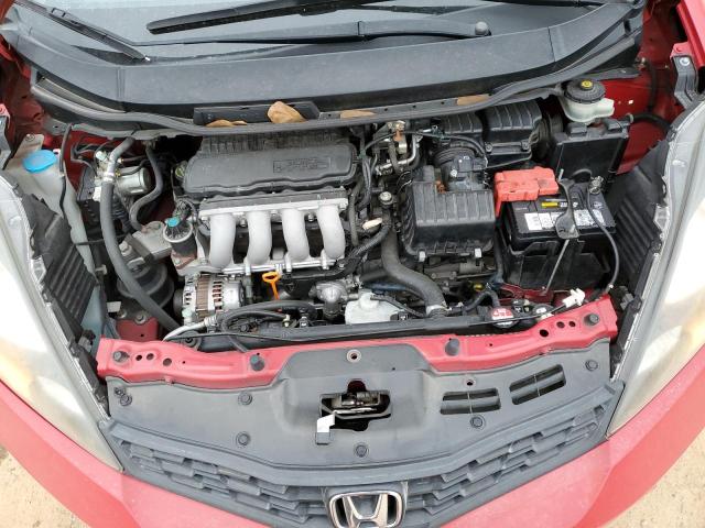 JHMGE8H56CC007695 - 2012 HONDA FIT SPORT RED photo 11