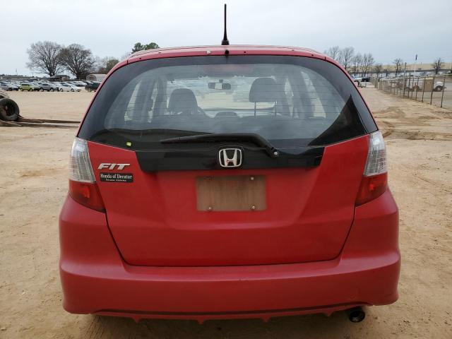 JHMGE8H56CC007695 - 2012 HONDA FIT SPORT RED photo 6