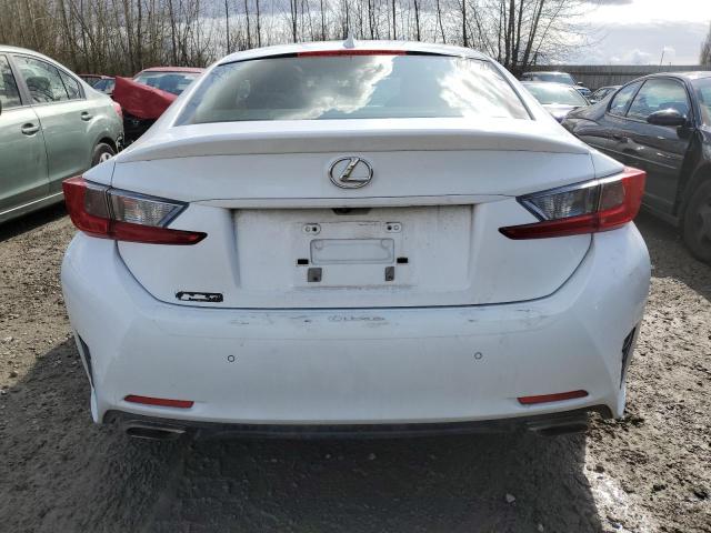 JTHSM5BC1G5001655 - 2016 LEXUS RC 300 WHITE photo 6