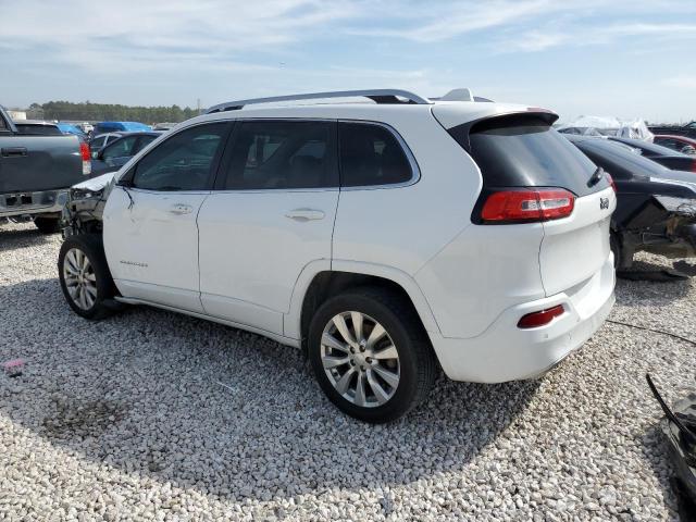 1C4PJLJX6JD520139 - 2018 JEEP CHEROKEE OVERLAND WHITE photo 2