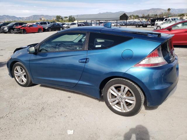 JHMZF1D67BS001548 - 2011 HONDA CR-Z EX TURQUOISE photo 2