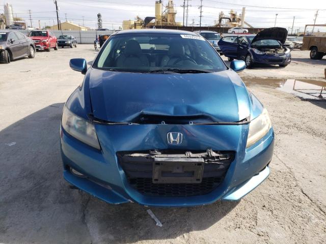 JHMZF1D67BS001548 - 2011 HONDA CR-Z EX TURQUOISE photo 5