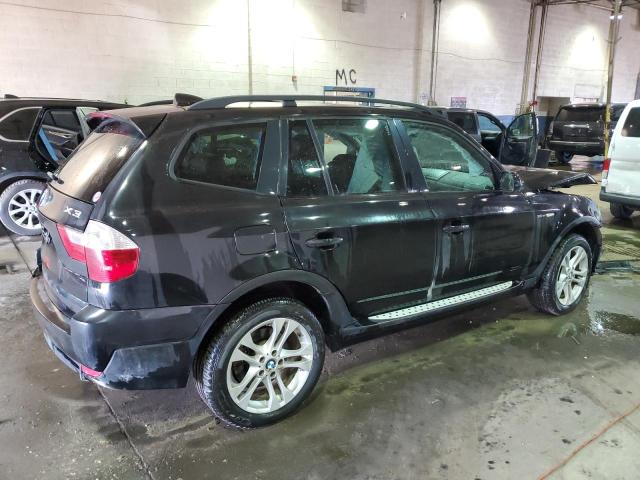 WBXPC93438WJ02963 - 2008 BMW X3 3.0SI BLACK photo 3