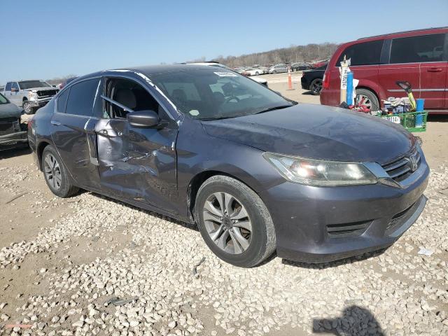 1HGCR2F35EA230135 - 2014 HONDA ACCORD LX GRAY photo 4