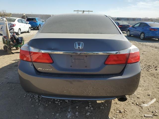 1HGCR2F35EA230135 - 2014 HONDA ACCORD LX GRAY photo 6