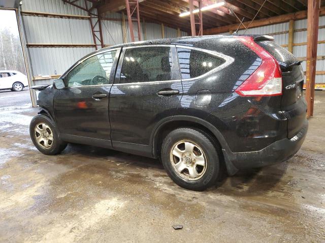 2HKRM4H3XDH112444 - 2013 HONDA CR-V LX BLACK photo 2