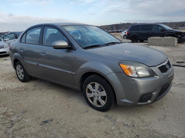 KNADH4A33B6737829 - 2011 KIA RIO BASE GRAY photo 4