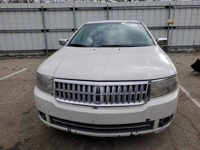 3LNHM26T48R606073 - 2008 LINCOLN MKZ WHITE photo 5