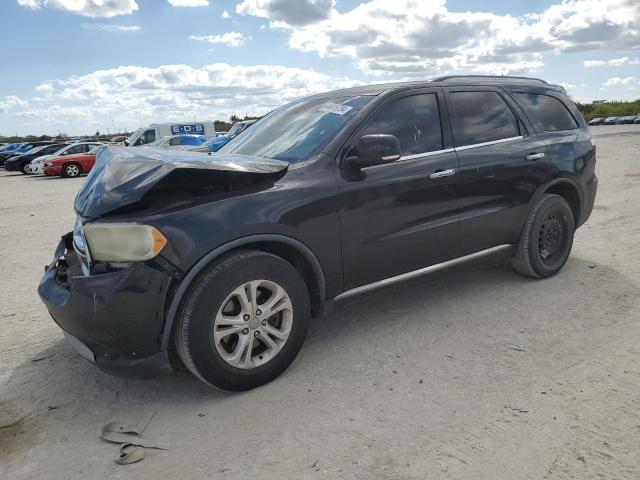 1C4SDHDT5CC253480 - 2012 DODGE DURANGO CREW BLACK photo 1