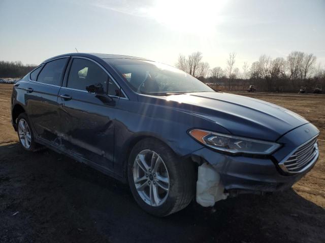 3FA6P0HD9JR160592 - 2018 FORD FUSION SE GRAY photo 4