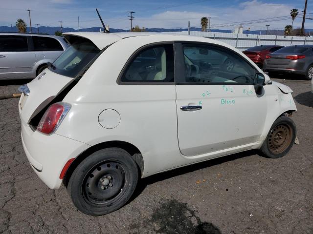 3C3CFFAR6DT698140 - 2013 FIAT 500 POP WHITE photo 3