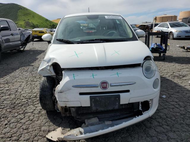 3C3CFFAR6DT698140 - 2013 FIAT 500 POP WHITE photo 5