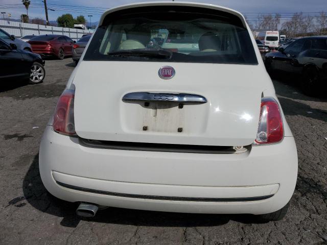 3C3CFFAR6DT698140 - 2013 FIAT 500 POP WHITE photo 6