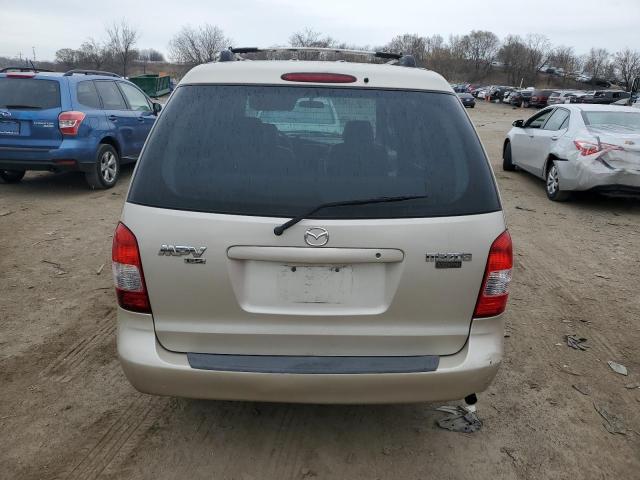 JM3LW28Y710193760 - 2001 MAZDA MPV WAGON SILVER photo 6