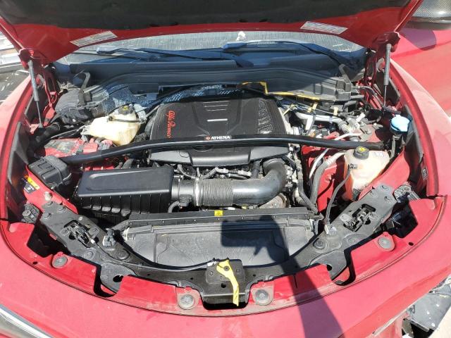 ZASFAKPNXJ7B80964 - 2018 ALFA ROMEO STELVIO SPORT أحمر صورة 12