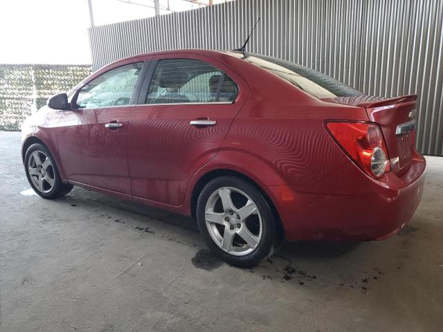 1G1JE5SB7E4210444 - 2014 CHEVROLET SONIC LTZ RED photo 2