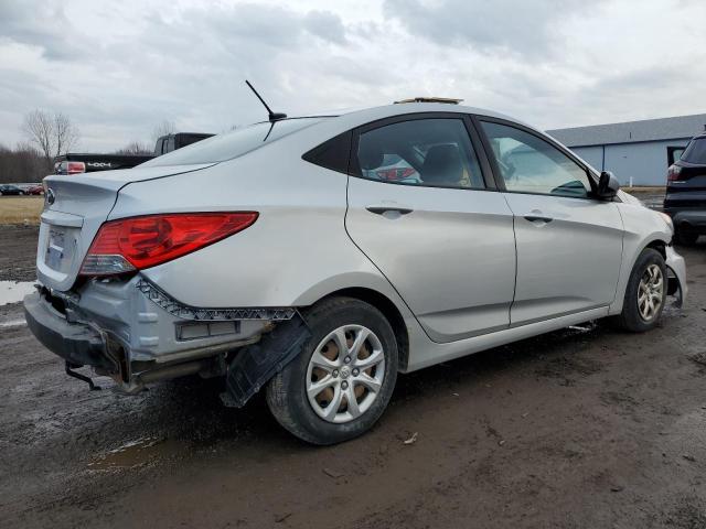 KMHCT4AE8DU361685 - 2013 HYUNDAI ACCENT GLS SILVER photo 3