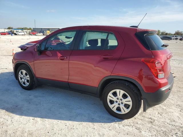 KL7CJKSB0FB099689 - 2015 CHEVROLET TRAX LS RED photo 2