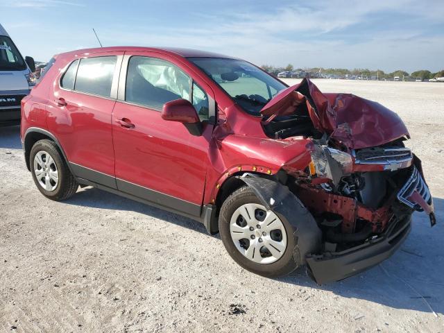 KL7CJKSB0FB099689 - 2015 CHEVROLET TRAX LS RED photo 4