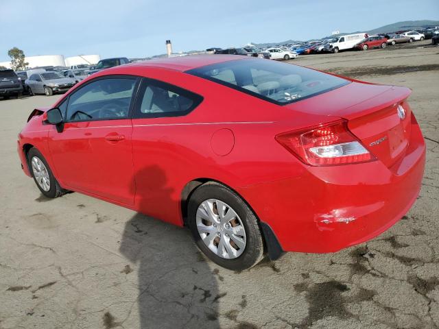 2HGFG3B59CH559967 - 2012 HONDA CIVIC LX RED photo 2