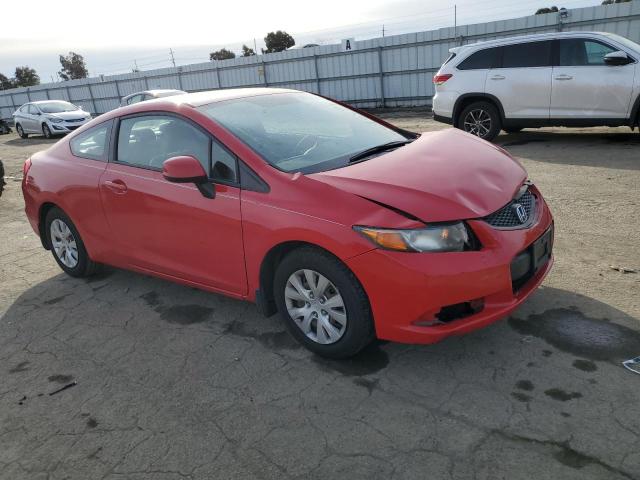 2HGFG3B59CH559967 - 2012 HONDA CIVIC LX RED photo 4