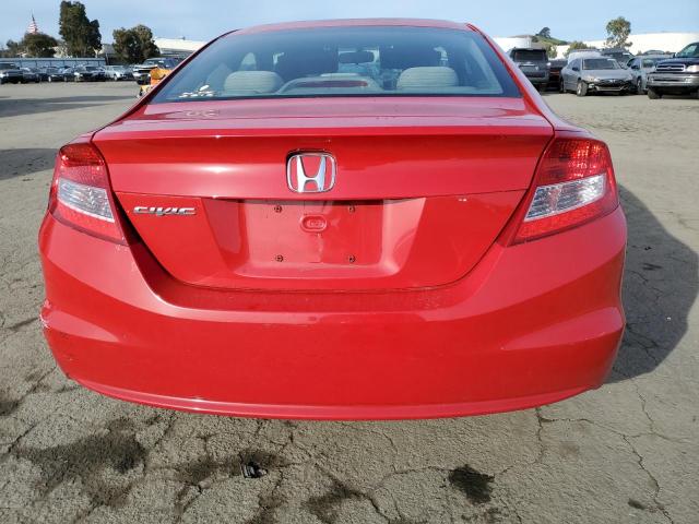 2HGFG3B59CH559967 - 2012 HONDA CIVIC LX RED photo 6