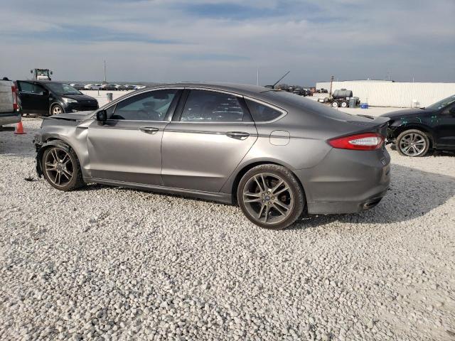 3FA6P0K95ER329002 - 2014 FORD FUSION TITANIUM GRAY photo 2