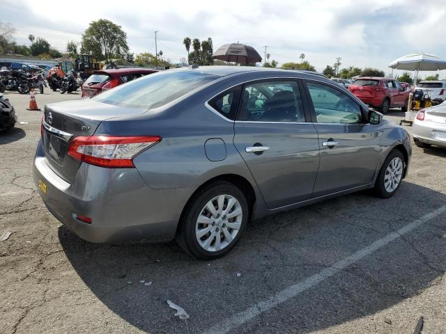 3N1AB7AP2FL664981 - 2015 NISSAN SENTRA S GRAY photo 3