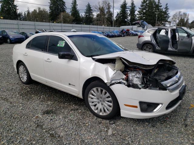 3FADP0L3XAR277734 - 2010 FORD FUSION HYBRID WHITE photo 4