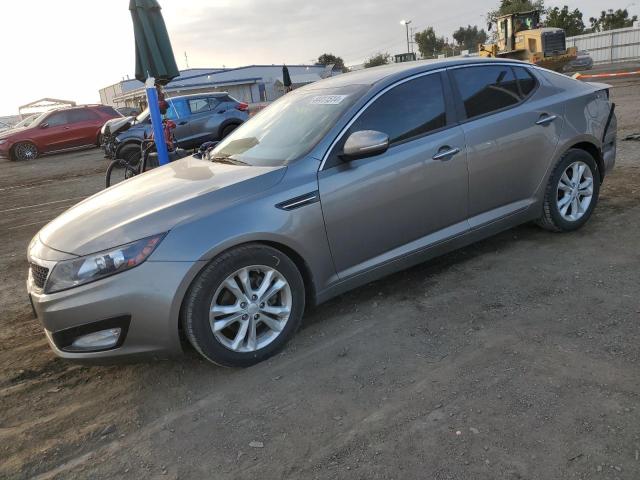 5XXGN4A73DG153527 - 2013 KIA OPTIMA EX GRAY photo 1