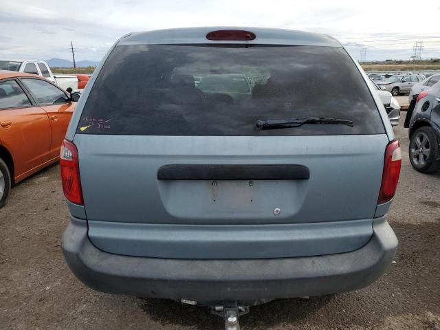 1D4GP25E15B237413 - 2005 DODGE CARAVAN SE TEAL photo 6