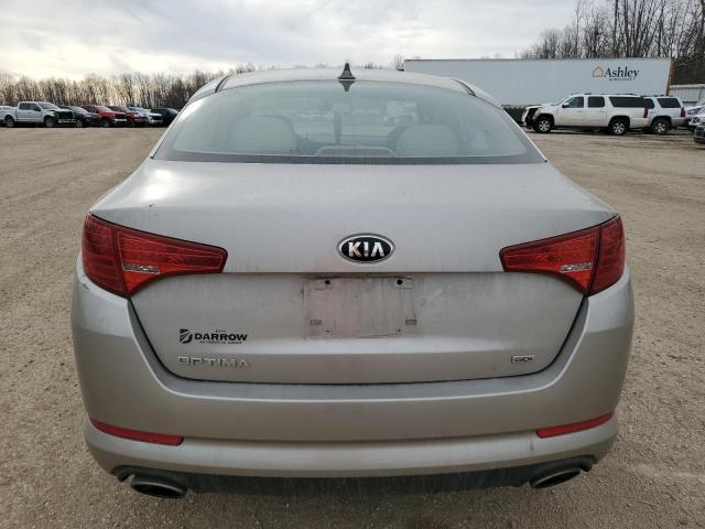 KNAGM4A73D5386585 - 2013 KIA OPTIMA LX GRAY photo 6