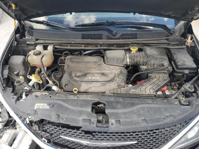 2C4RC1BG4HR759010 - 2017 CHRYSLER PACIFICA TOURING L შავი ფოტო 12