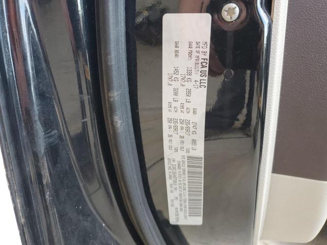 2C4RC1BG4HR759010 - 2017 CHRYSLER PACIFICA TOURING L შავი ფოტო 13