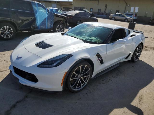 1G1Y12D70H5104854 - 2017 CHEVROLET CORVETTE GRAND SPORT 3LT WHITE photo 1