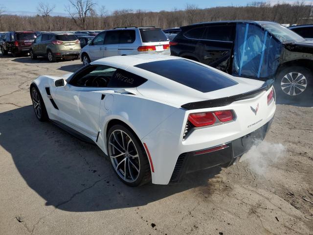 1G1Y12D70H5104854 - 2017 CHEVROLET CORVETTE GRAND SPORT 3LT WHITE photo 2